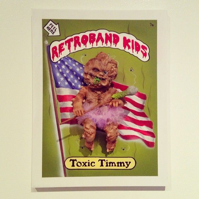 The Toxic Avenger + Garbage Pail Kids = Retroband's "Toxic Timmy" for